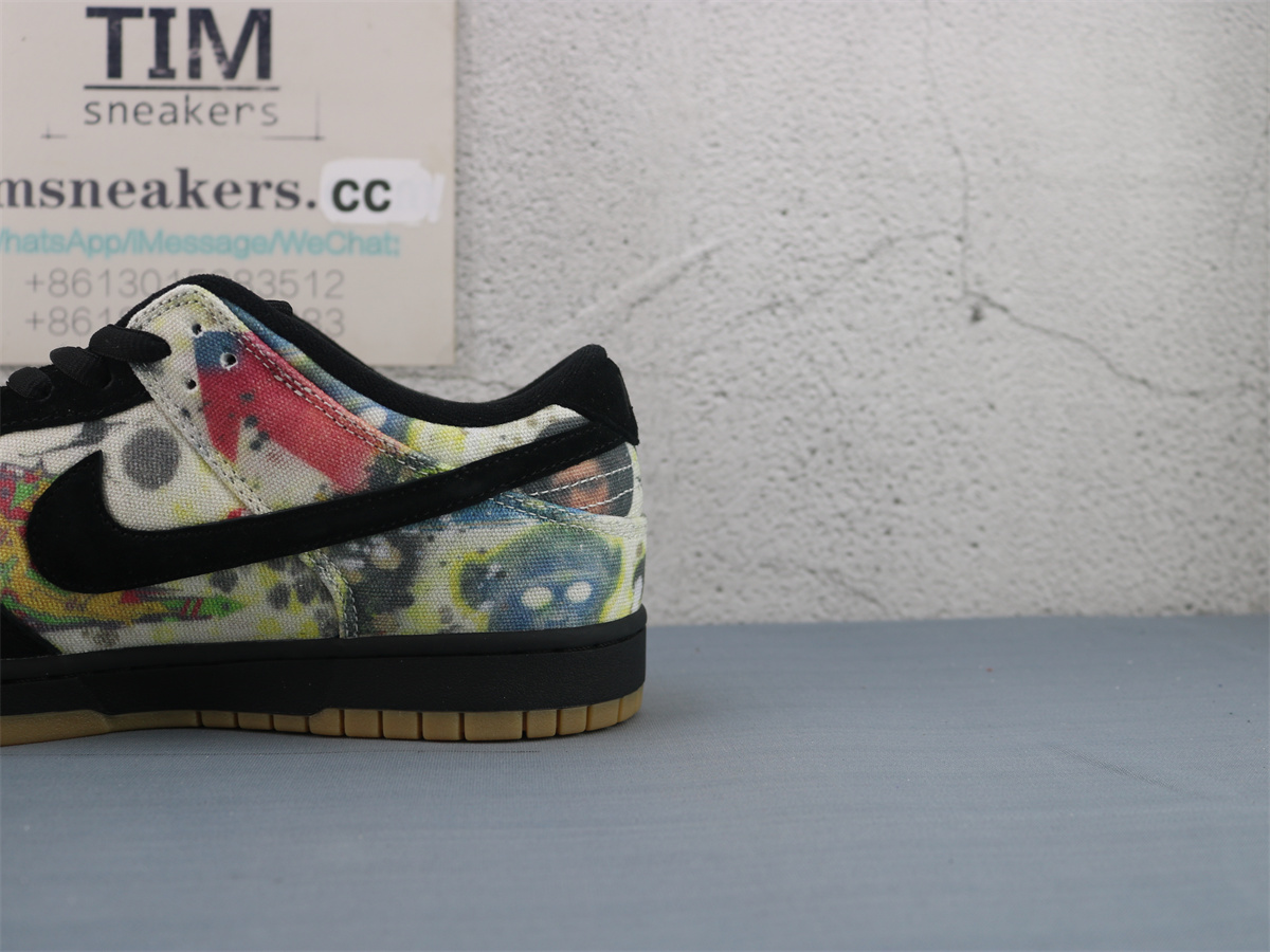 M Batch Nike SB Dunk Low Supreme Rammellzee FD8778-001